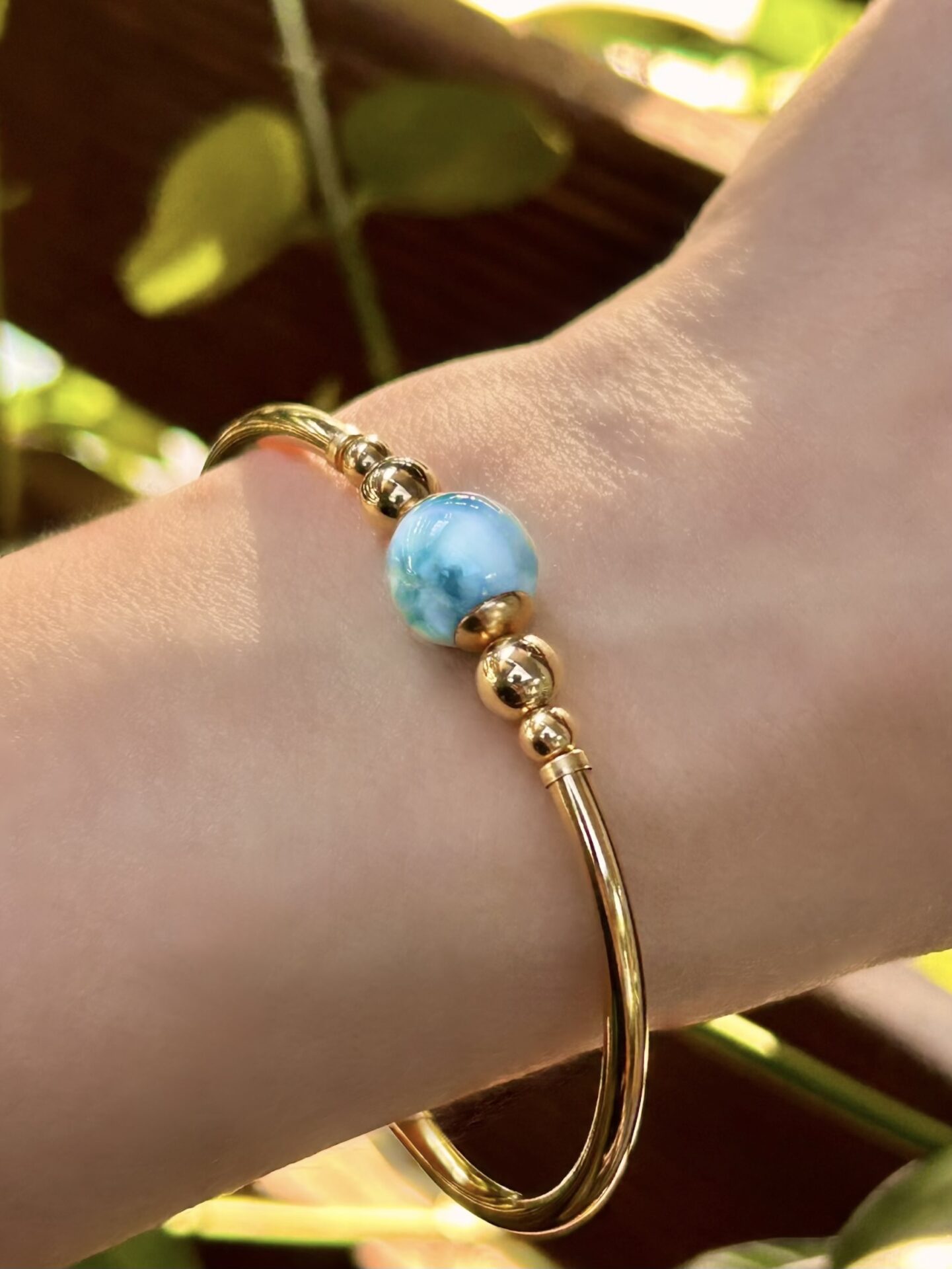 Larimar Classic Gold Filled Bracelet - Image 2
