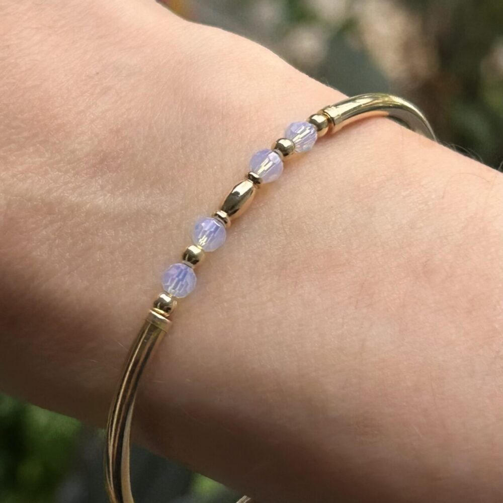 Abbie Opal Austrian Crystal Gold Filled Bracelet