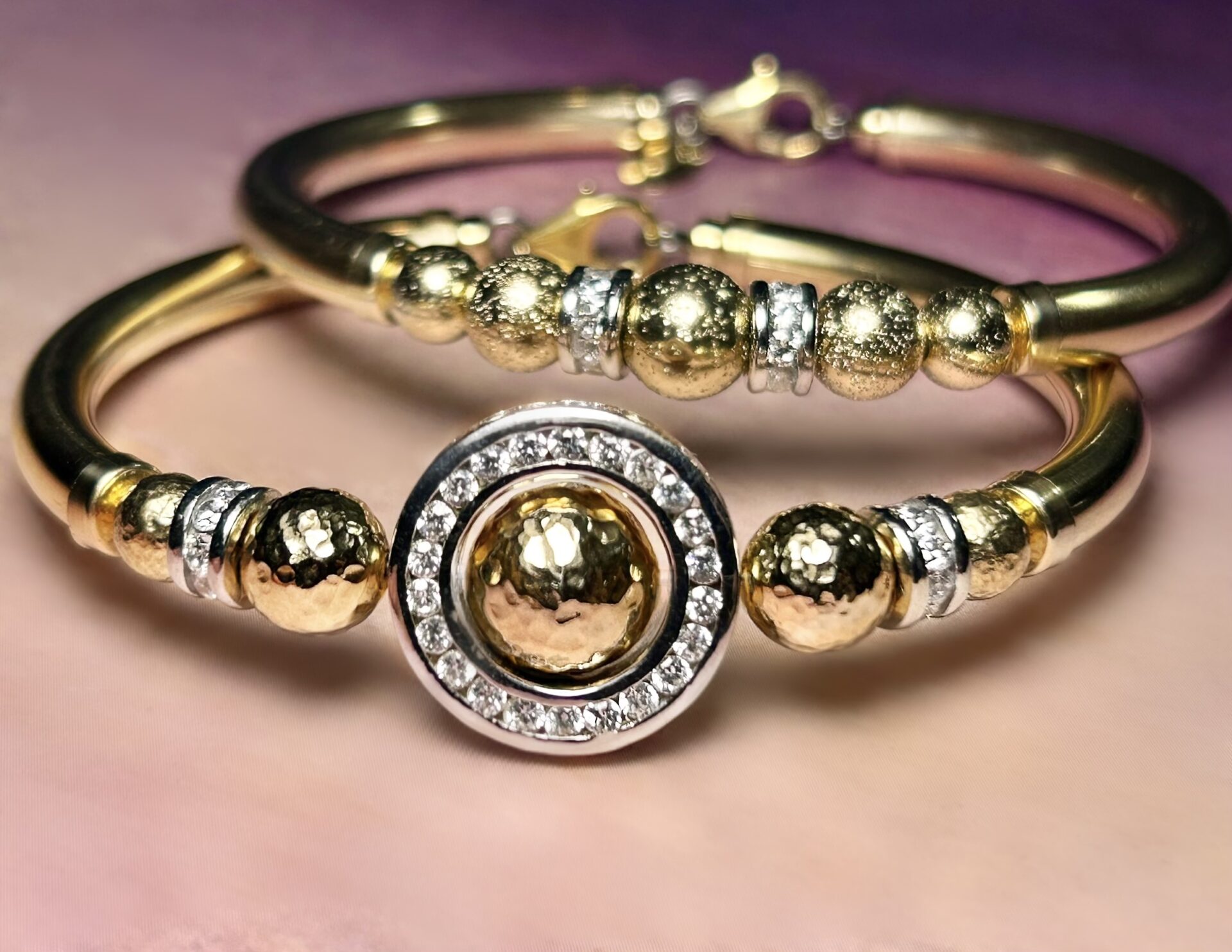Eternity Cz Gold Filled Bracelet - Image 2