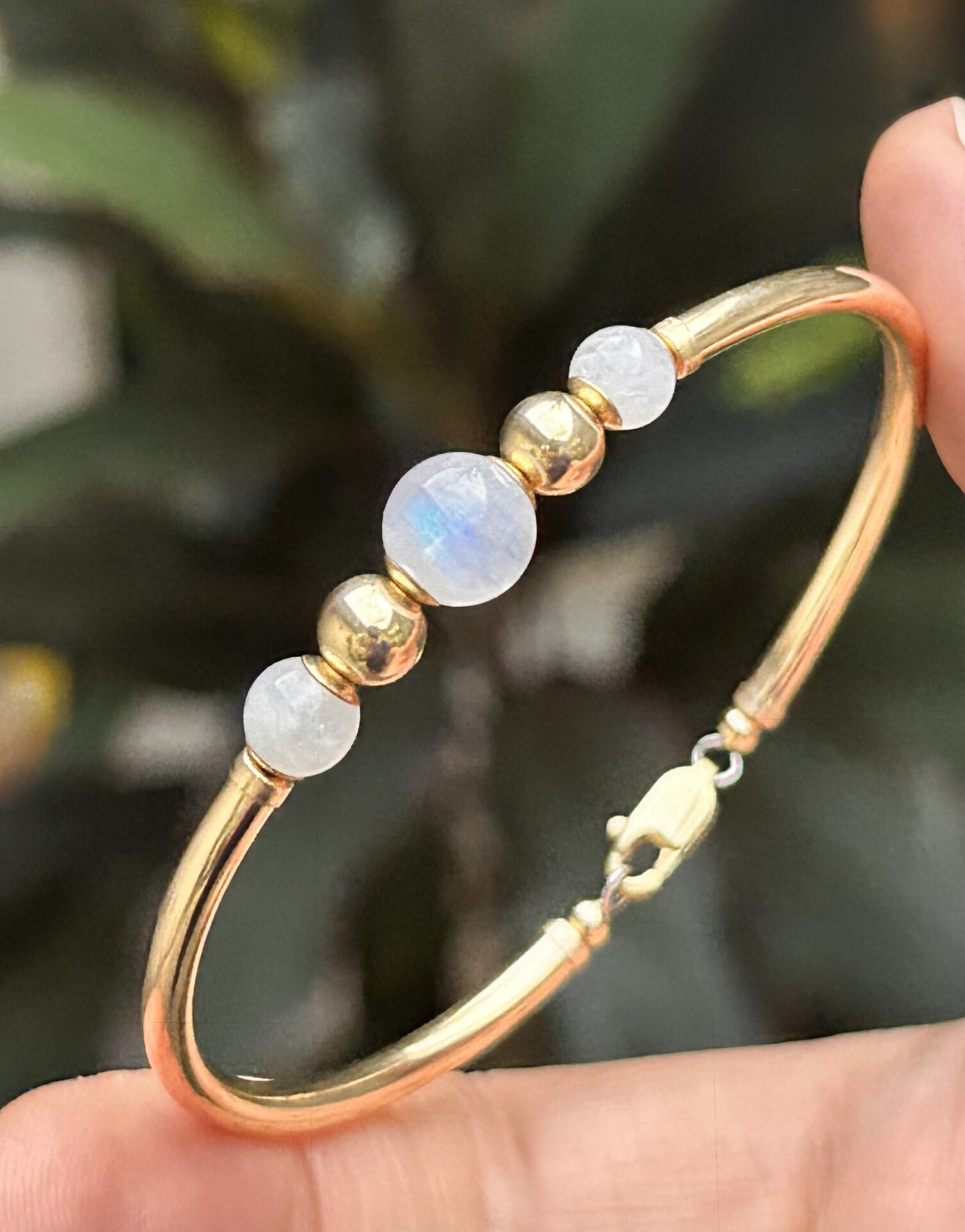 Moonstone Classic Gold Filled Bracelet