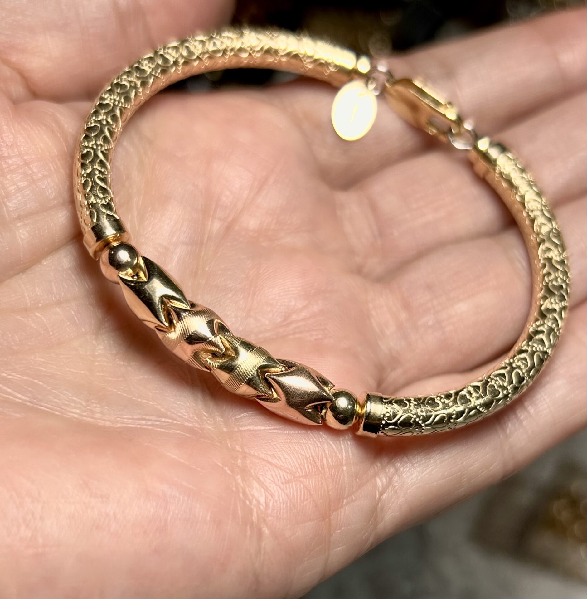 Puzzle Gold Filled Bracelet - Image 6