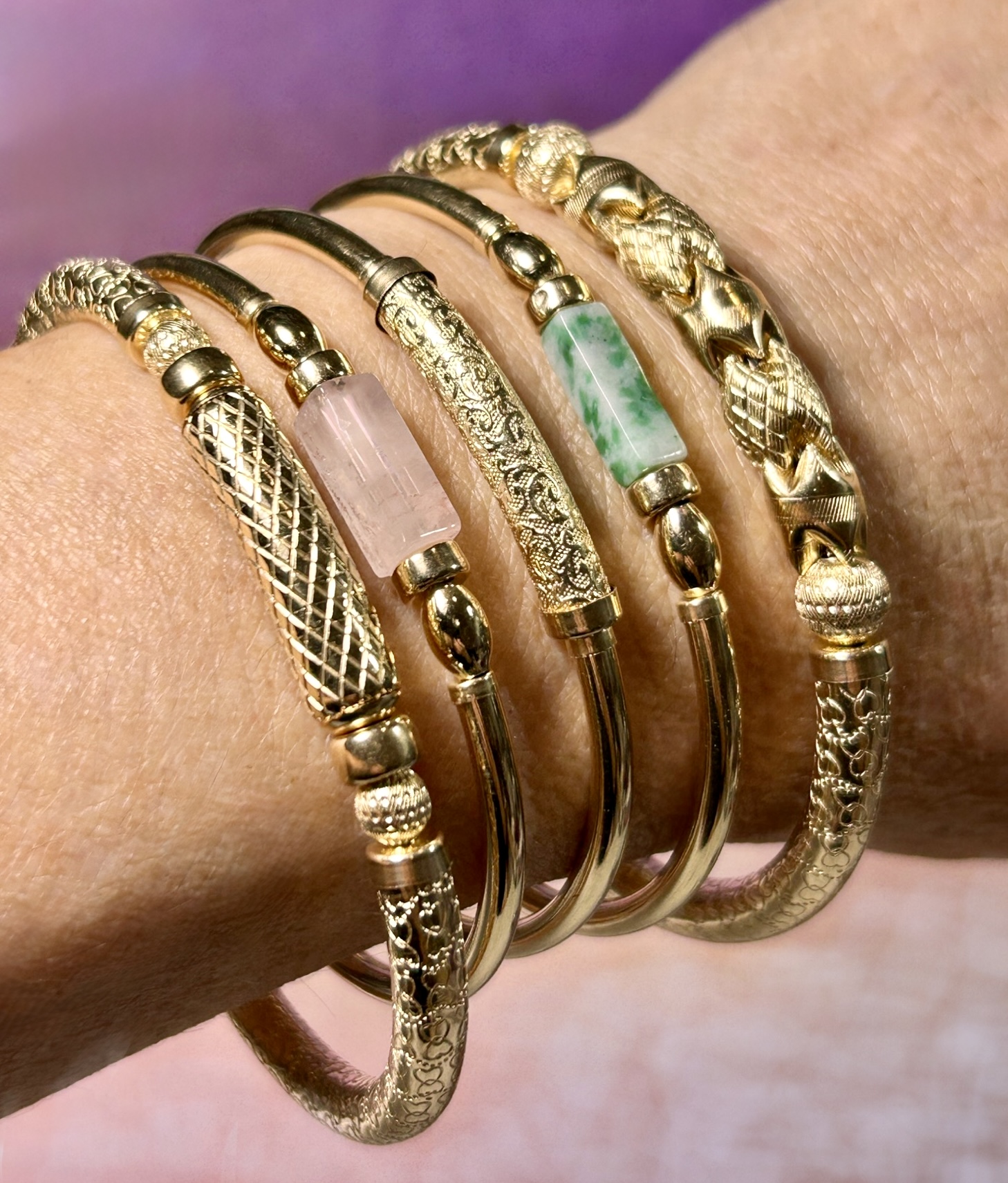 Puzzle Gold Filled Bracelet - Image 3