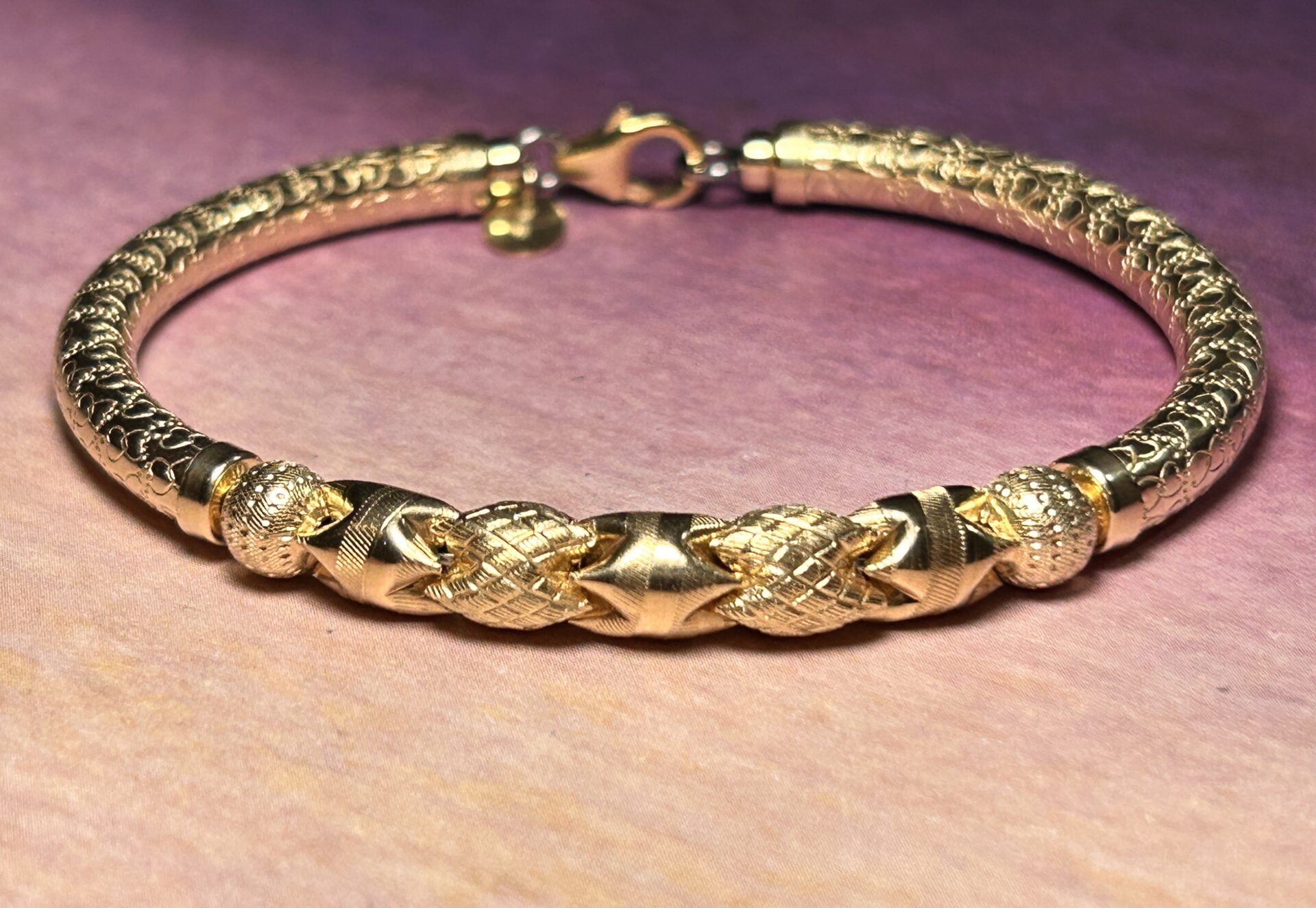 Puzzle Gold Filled Bracelet - Image 5