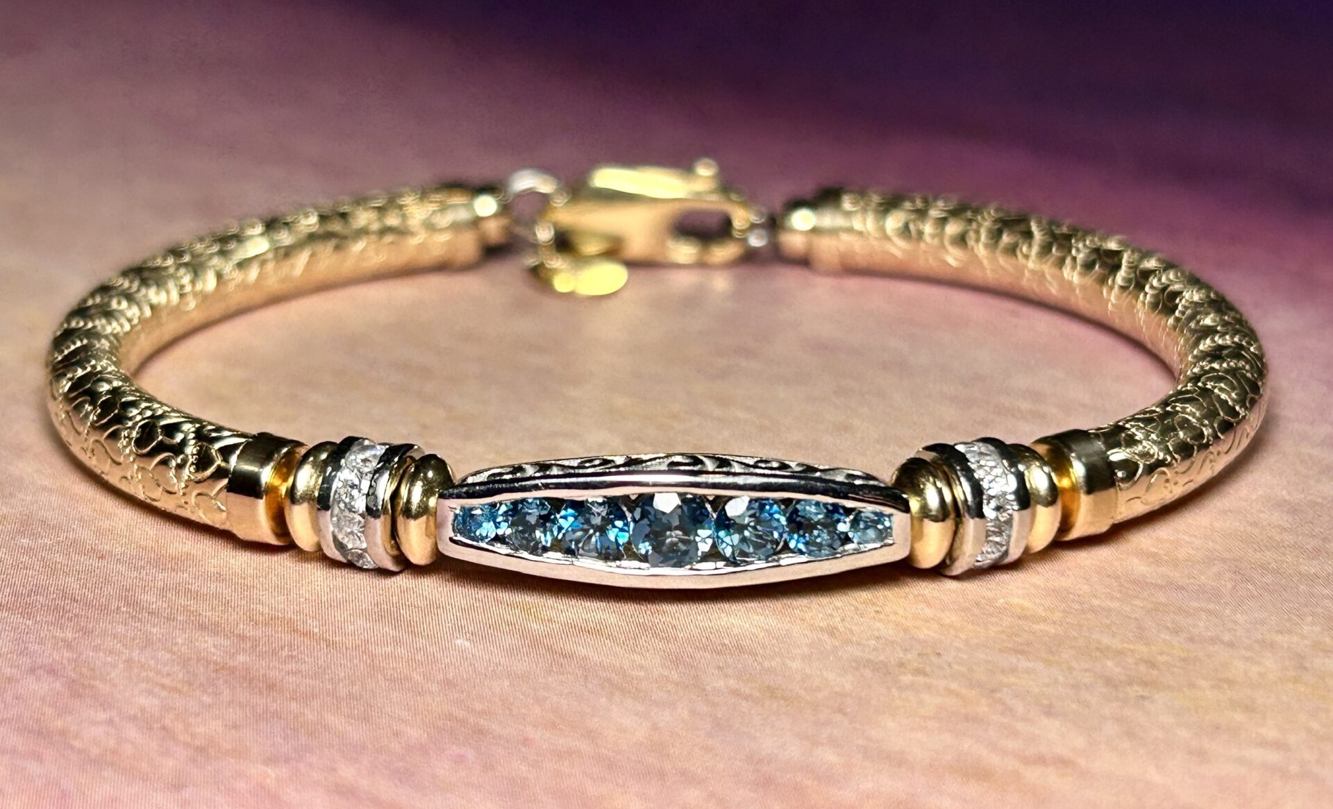 Emilie Gem Gold Filled Bracelet - Image 4
