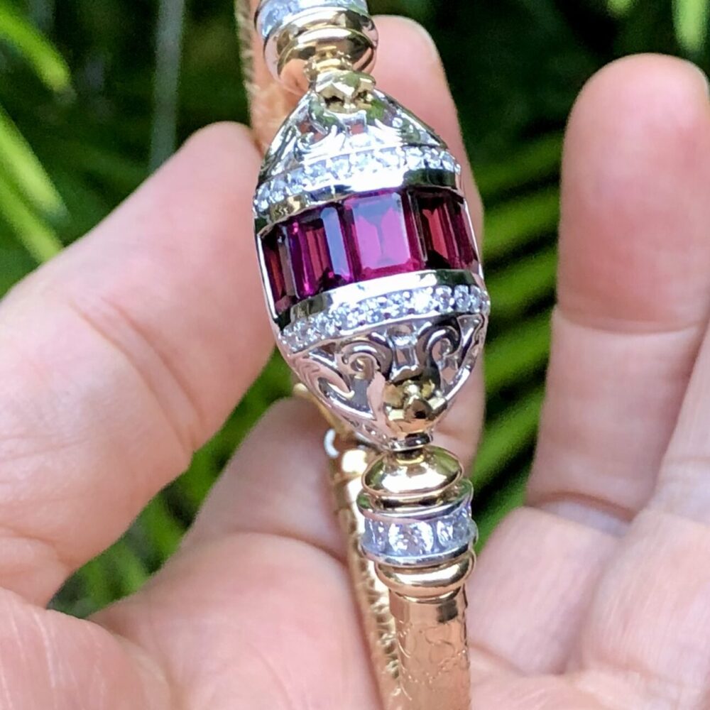 Lucia Gem Gold Filled Bracelet
