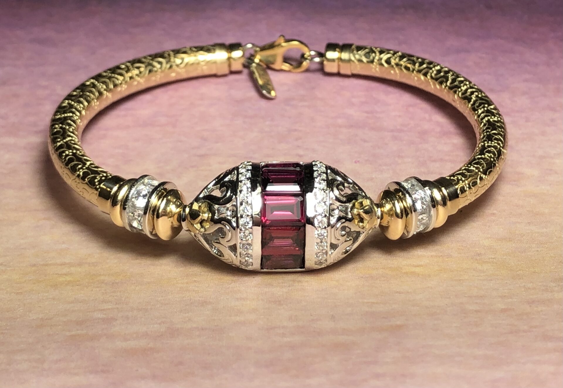 Lucia Gem Gold Filled Bracelet - Image 3