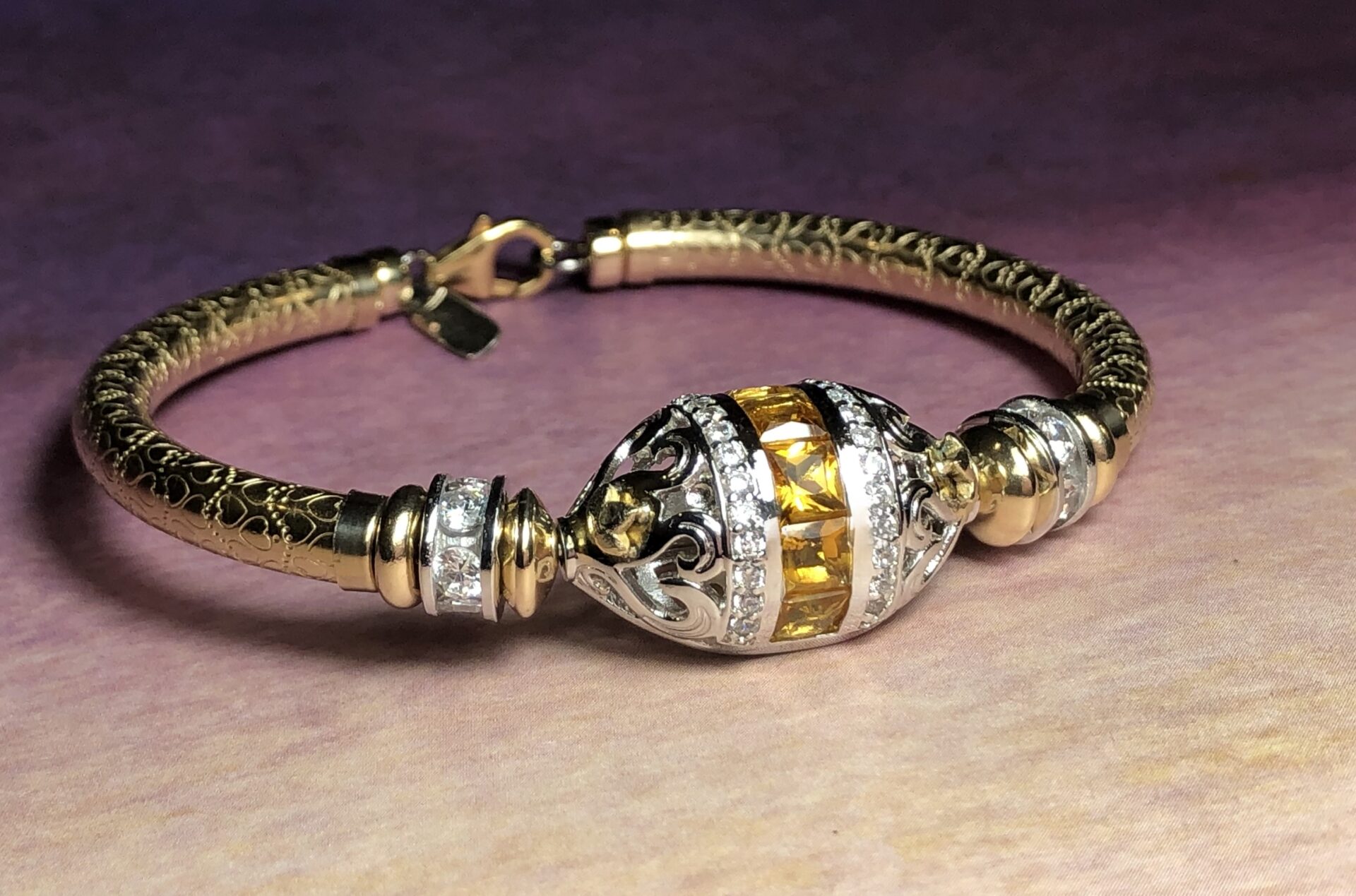 Lucia Gem Gold Filled Bracelet - Image 4