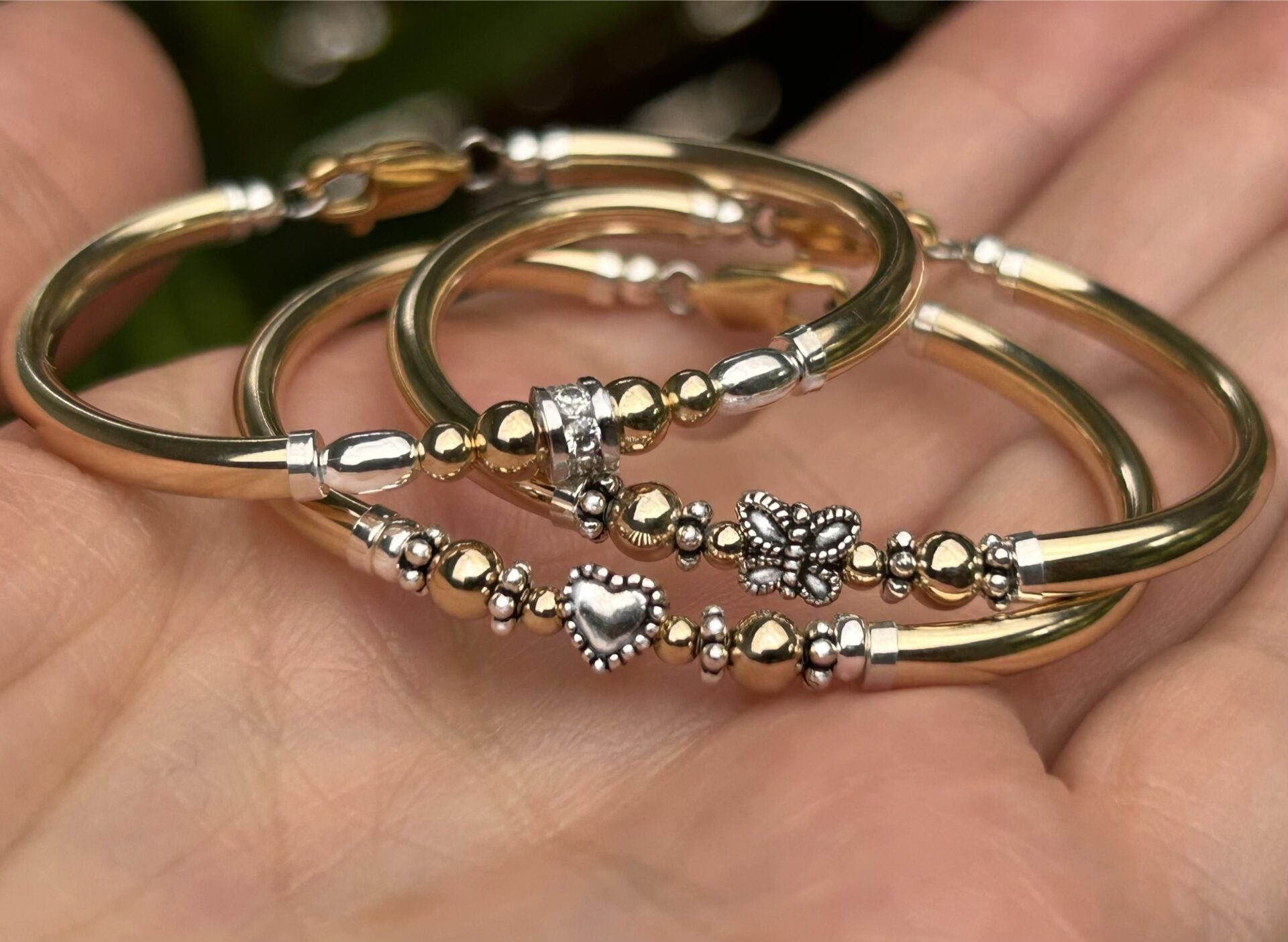Baby Wings Gold Filled Bracelet - Image 2