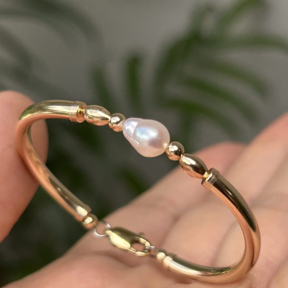 Baby Ariel Baroque Pearl 14K Gold Filled Bracelet