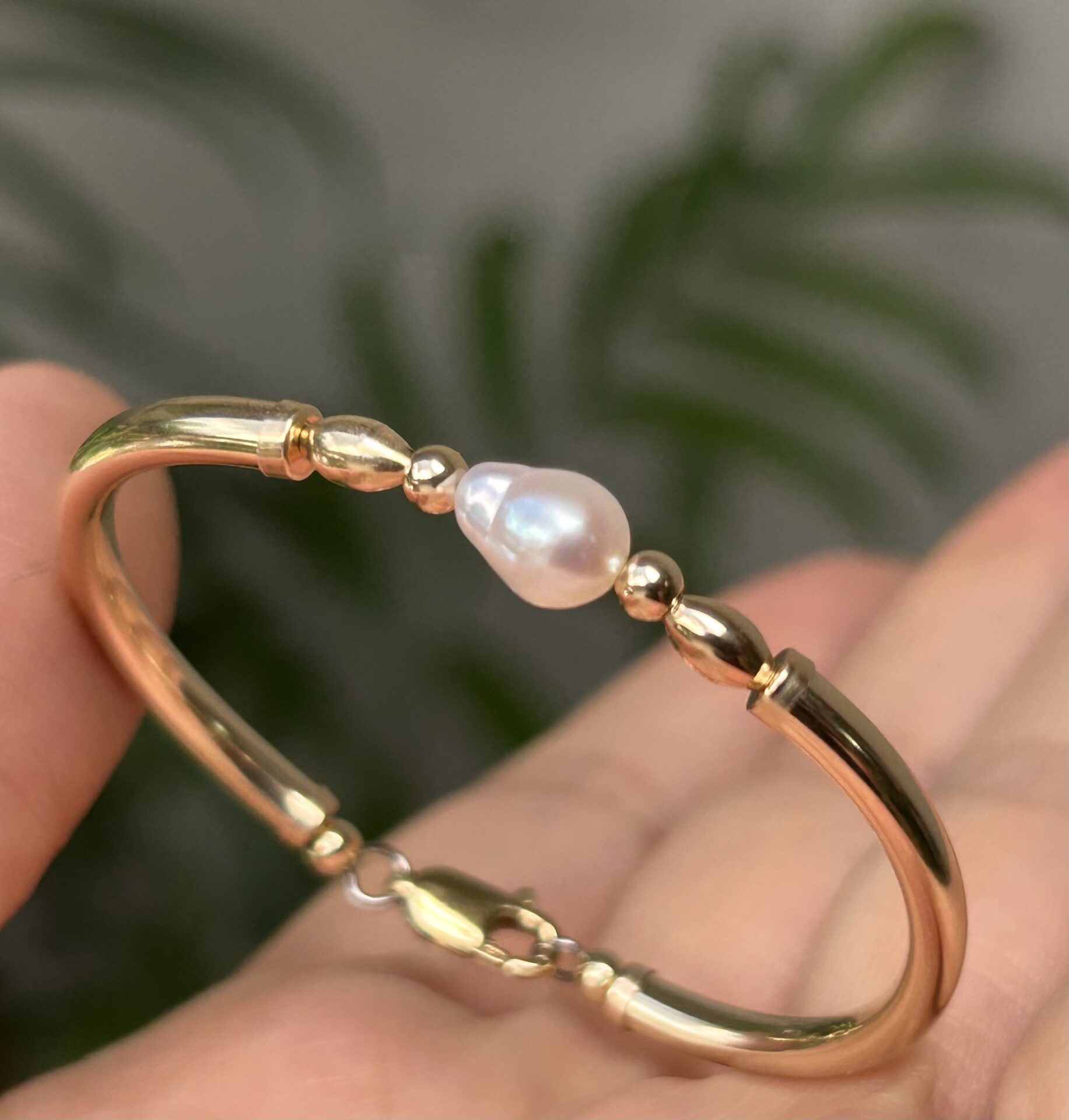 Baby Ariel Pearl Gold Filled Bracelet