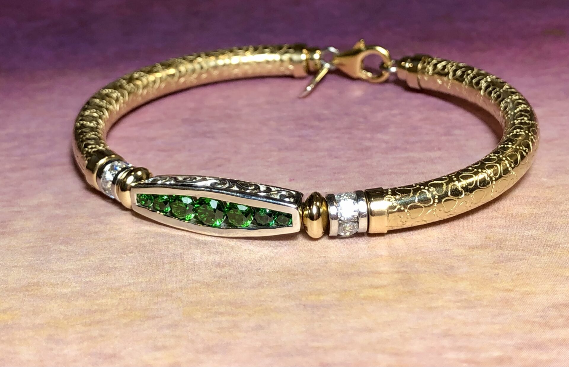 Emilie Gem Gold Filled Bracelet - Image 6