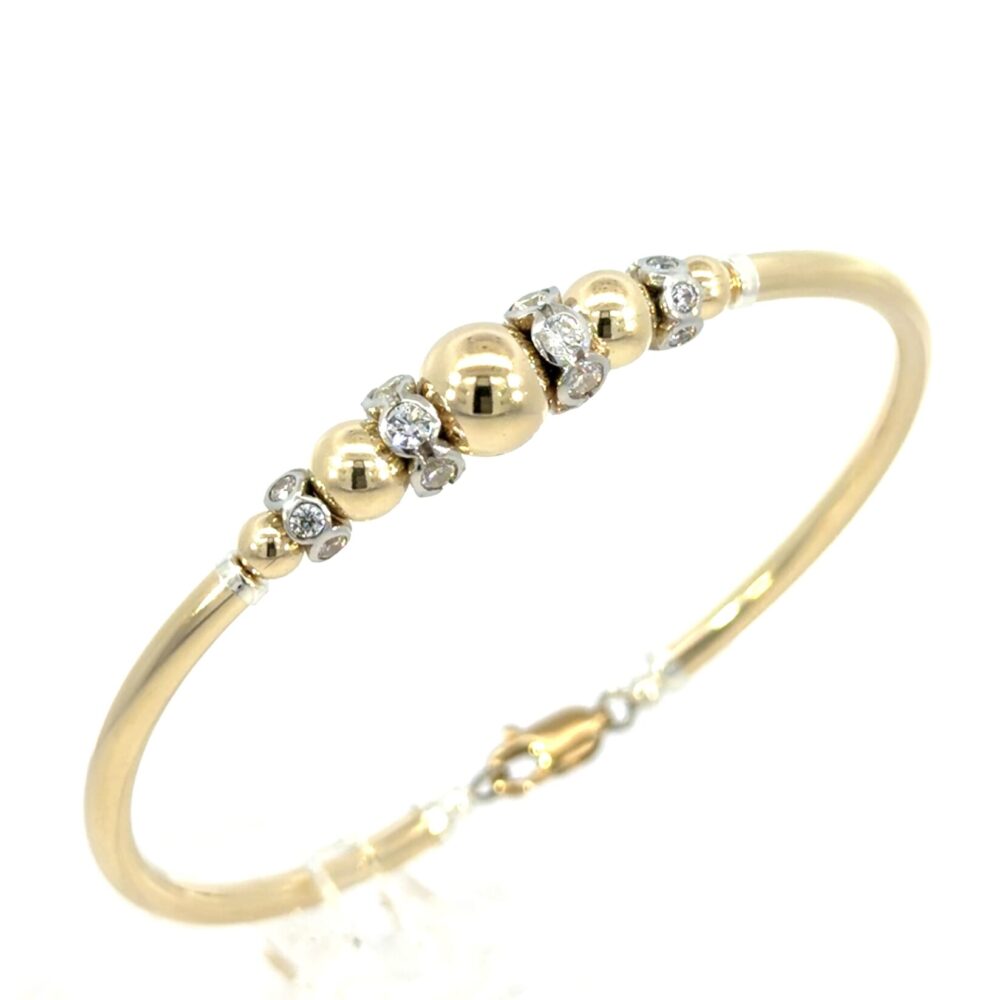 Milani Cubic Zirconia 14K Gold Filled Bracelet