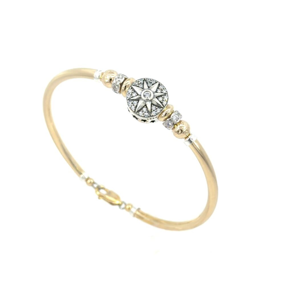 Saniya Cubic Zirconia 14K Gold Filled Bracelet