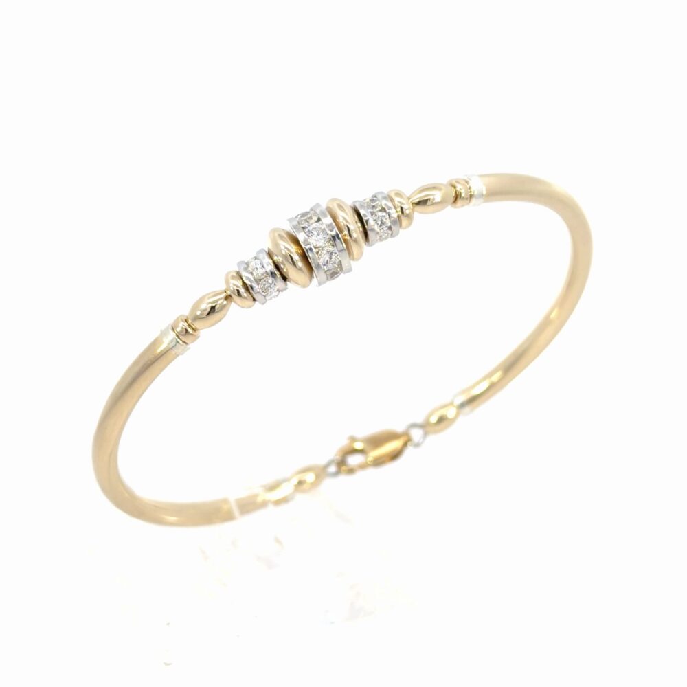 Eliza Cubic Zirconia 14K Gold Filled Bracelet
