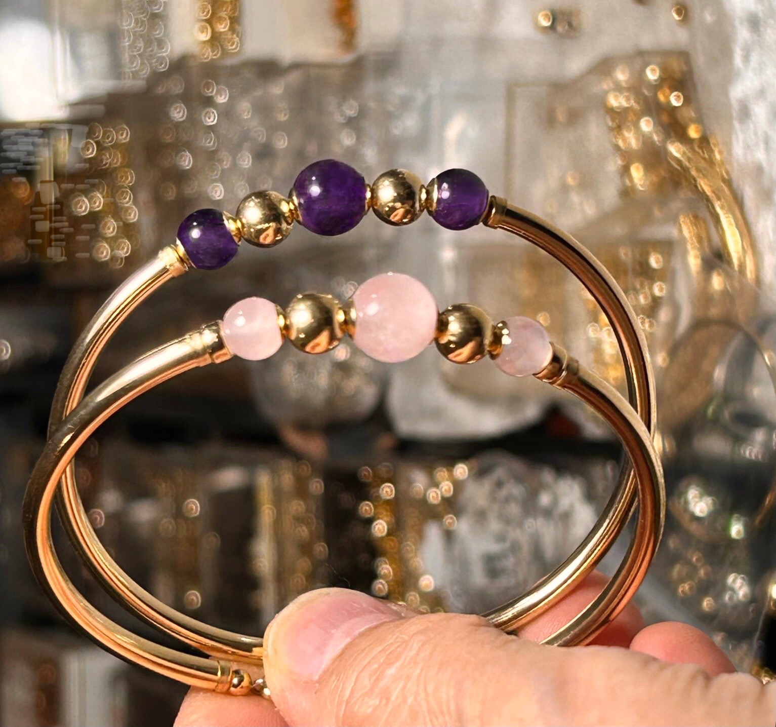 Amethyst Classic Gold filled Bracelet - Image 3