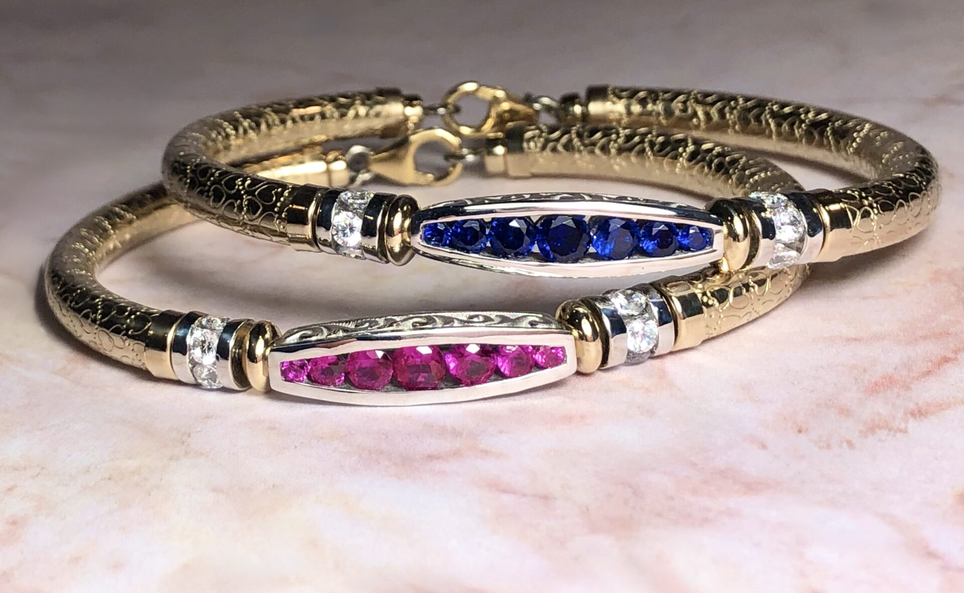 Emilie Gem Gold Filled Bracelet - Image 3