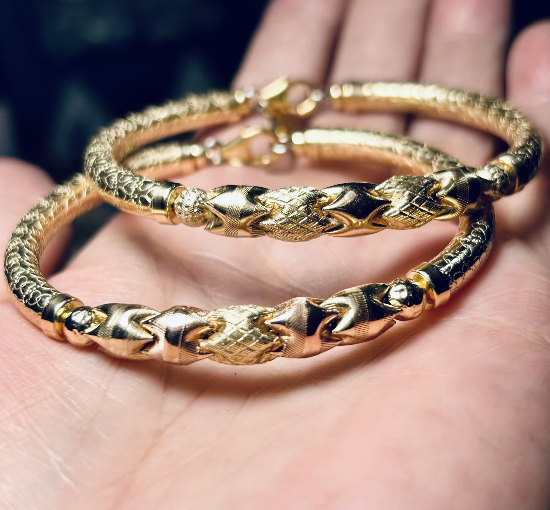 Puzzle Gold Filled Bracelet - Image 7