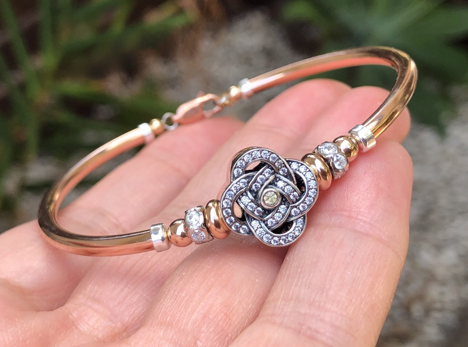 Celtic 4 Elements Gold Filled Bracelet - Image 5