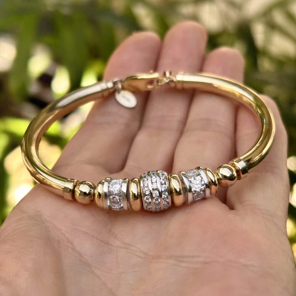 Catherine Eliza Wide Band 14K Gold Filled Bracelet