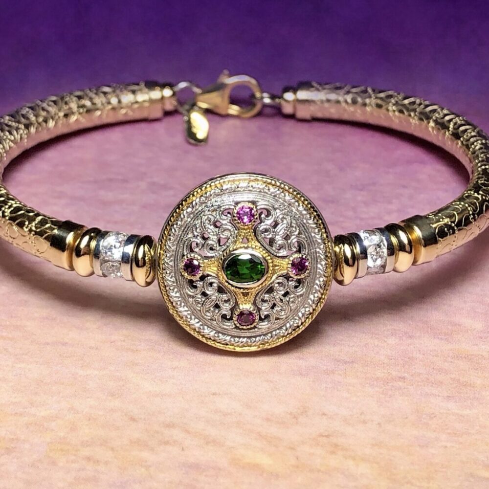 Mina Gemstone Gold Filled Bracelet