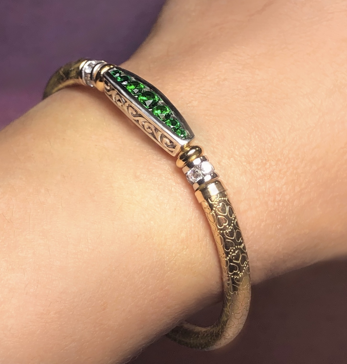 Emilie Gem Gold Filled Bracelet - Image 5
