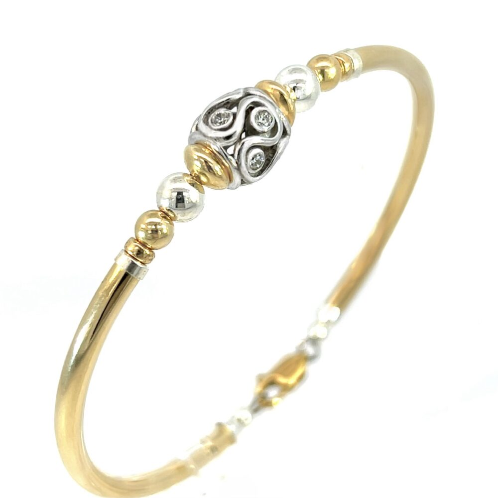 Rani Cz Gold Filled Bracelet