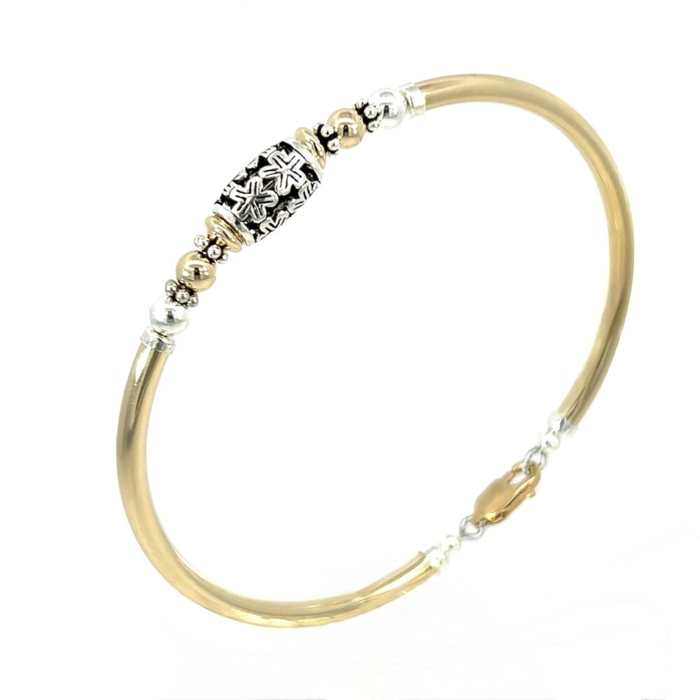 Maddie 14K Gold Filled and Sterling Silver Bracelet