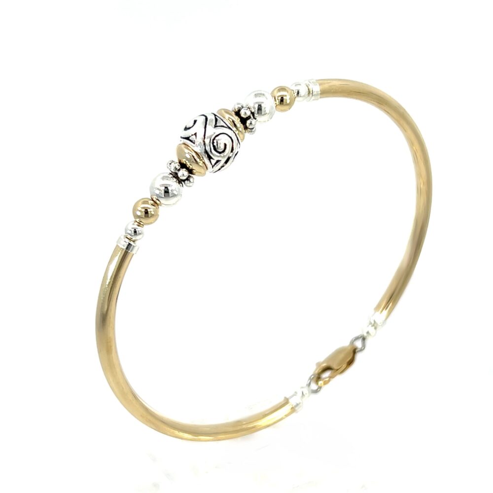 Oshun 14K Gold Filled and Sterling Silver Bracelet