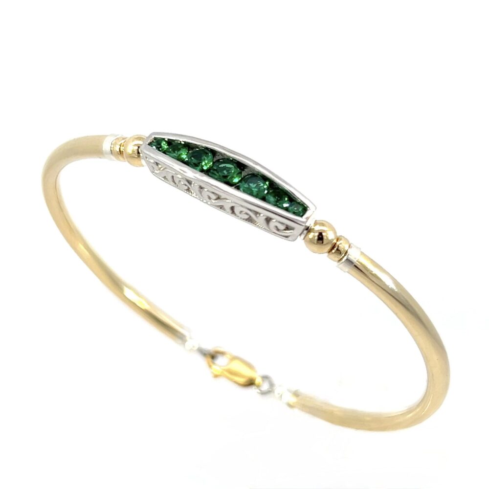 Emerald Emilie 14K G/F 925 SILV CZ Bracelet