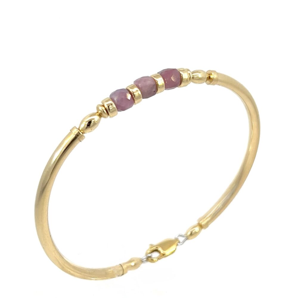 Pink Tourmaline Pia 14K Gold Filled Bracelet