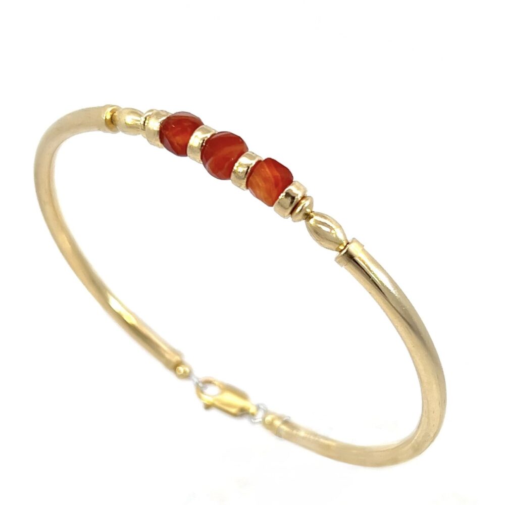 Carnelian Pia 14K Gold Filled Bracelet