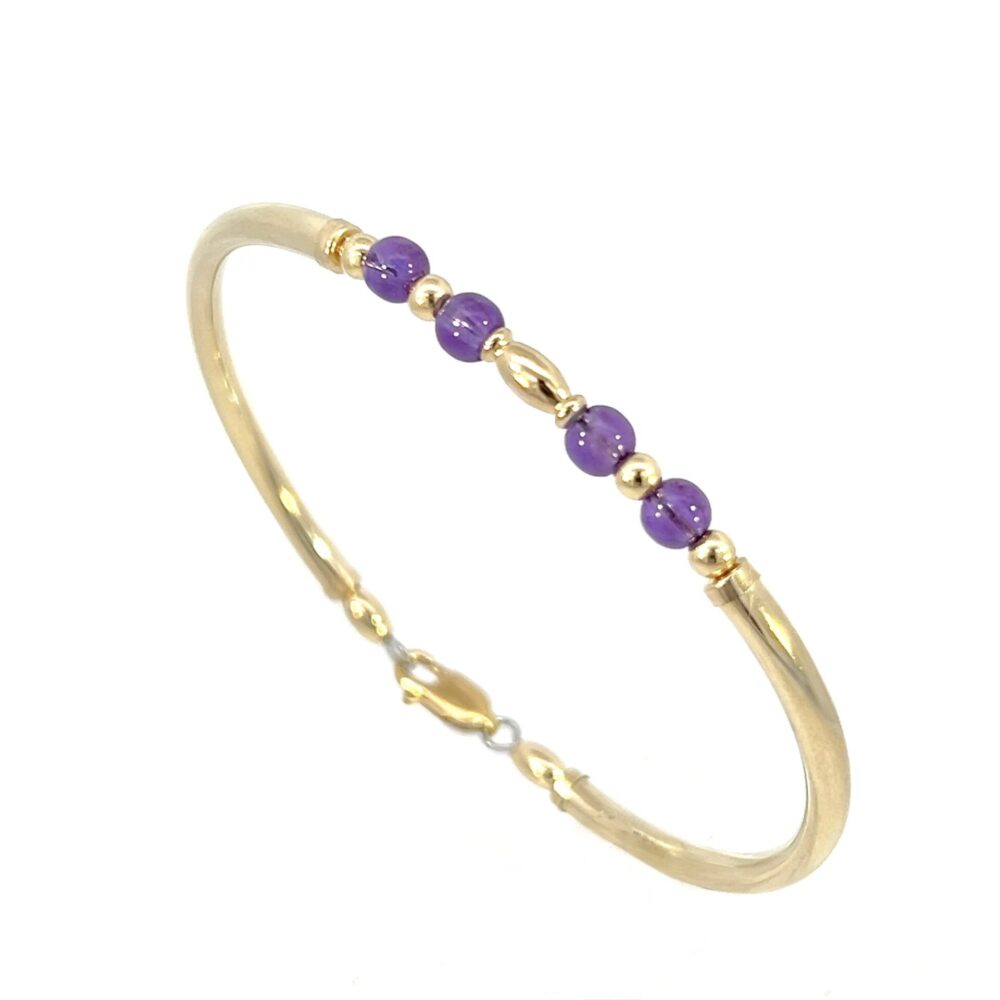 Amethyst Abbie 14K Gold Filled Bracelet