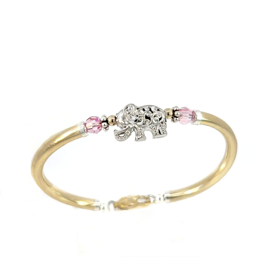 Baby Pink Crystal Elephant