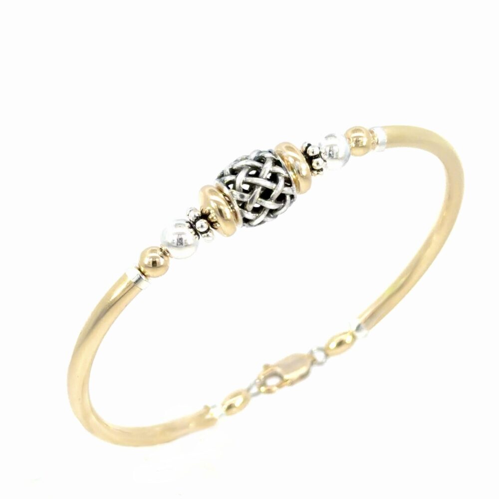 Friendship 14K Gold Filled and Sterling Silver Bracelet