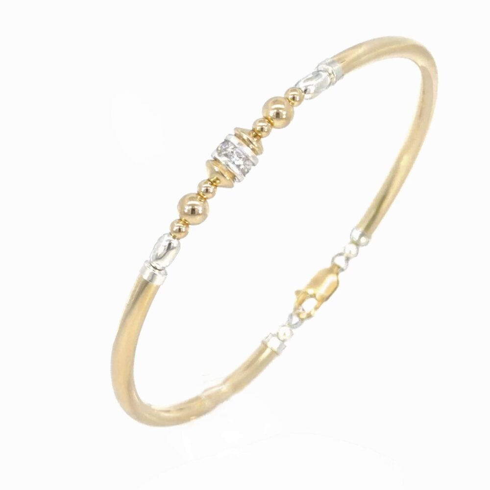 Nikki Cubic Zirconia 14K Gold Filled Bracelet