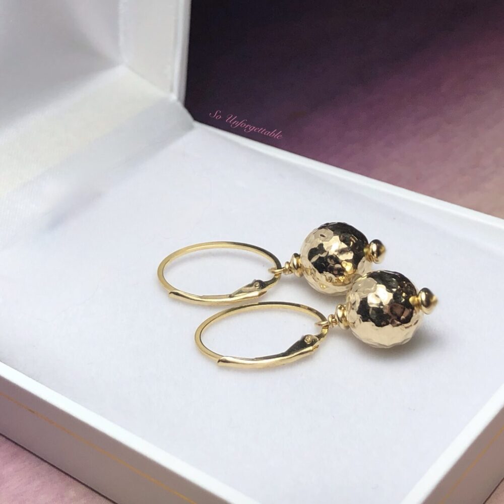Brianne Lever Back Gold Filled Earrings